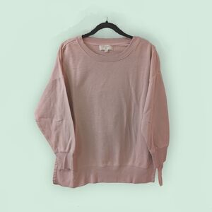 Long Sleeved Comfy Pink Sweater Top